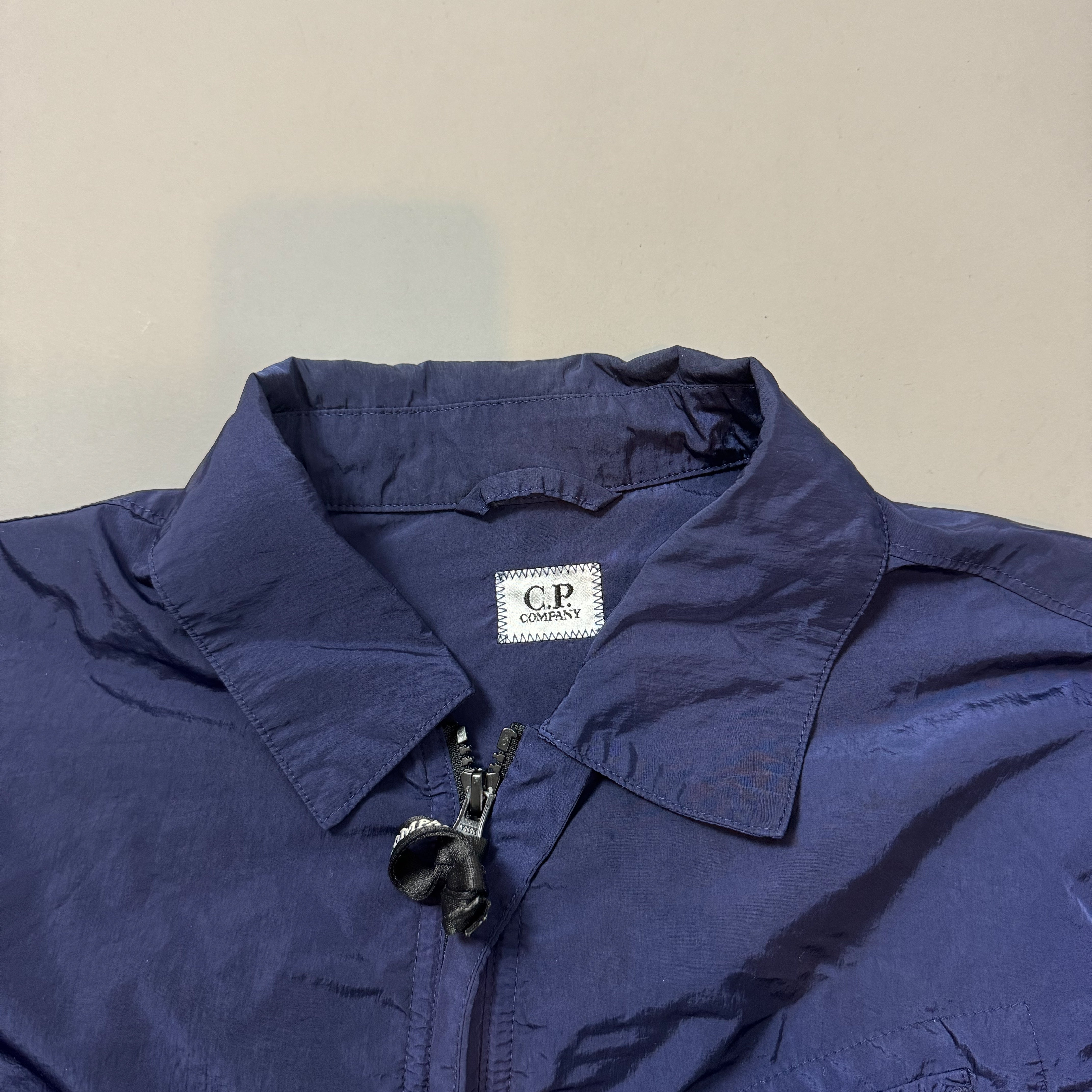 C.P Company Blue Chrome Overshirt - Small