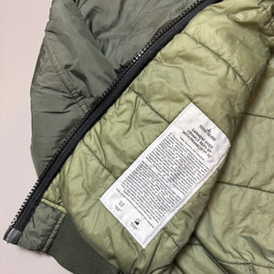Stone Island Green Crinkle Reps Primaloft Jacket - Large