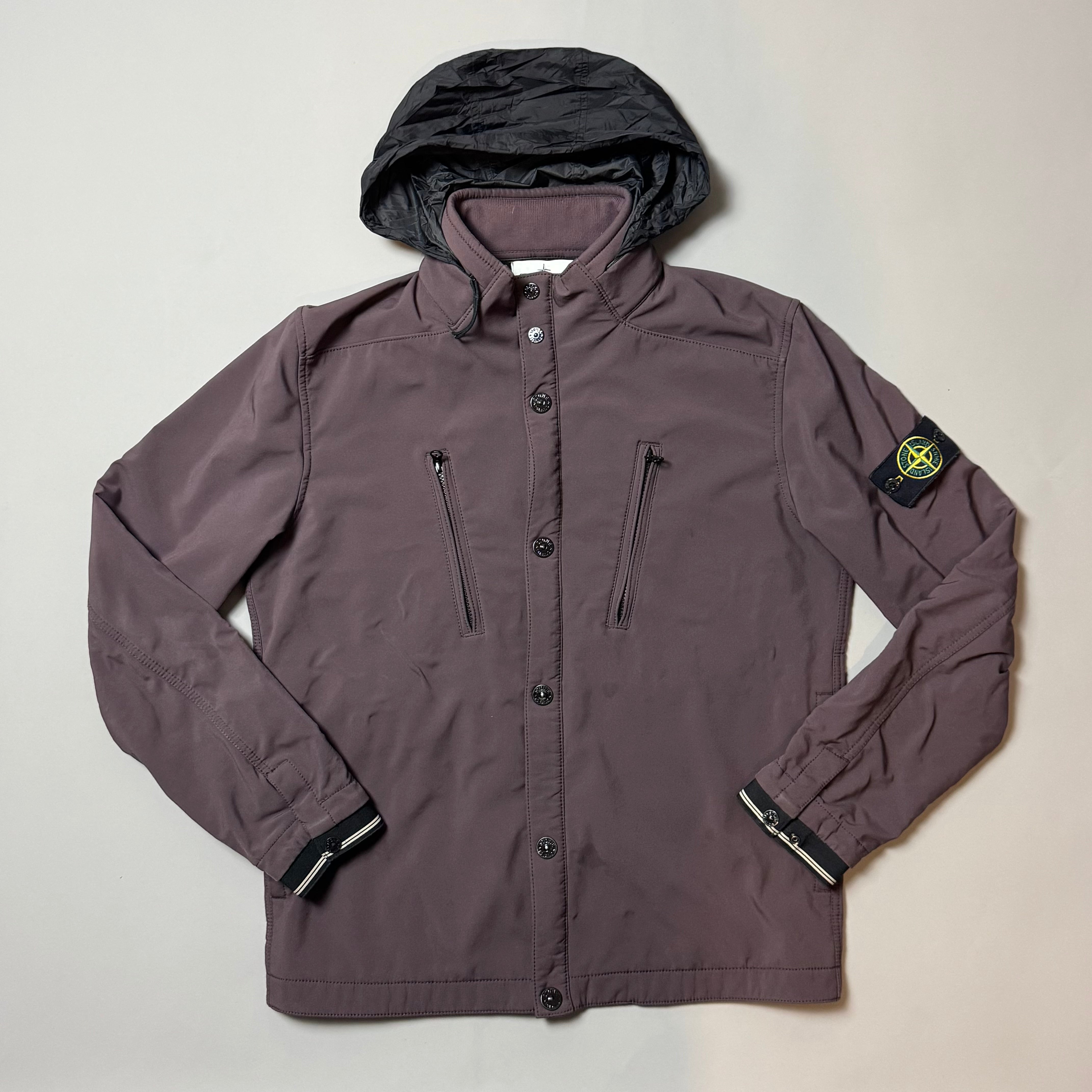 Stone Island Burgundy Soft Shell R - XL