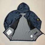 Load image into Gallery viewer, Stone Island Navy Blue Light Soft Shell Check Grid Jacket - Large

