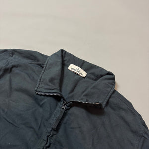 Stone Island Black 1/4 Zip Sweatshirt - Large