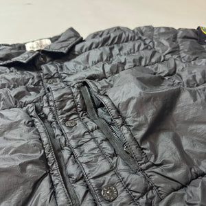 Stone Island Garment Black Dyed Micro Yarn Down Jacket - XL
