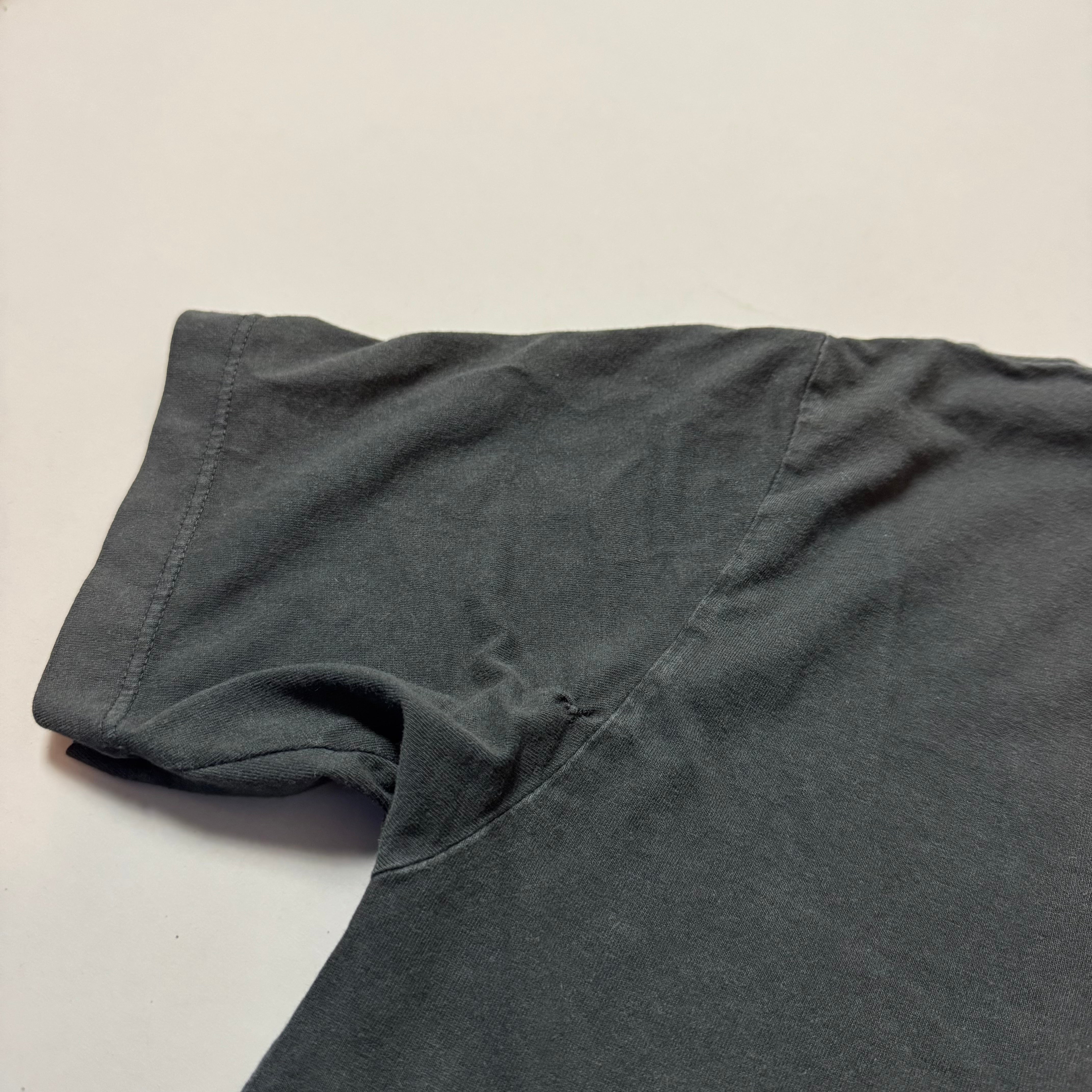 Stone Island Black Mussola Gommata Archivo Graphic T-shirt - Small