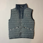 Load image into Gallery viewer, Stone Island Grey Loom Woven Down Chambers Stretch Nylon-TC Gilet - Medium
