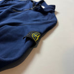 Load image into Gallery viewer, Stone Island Navy 1/4 Zip Sweatshirt - Small
