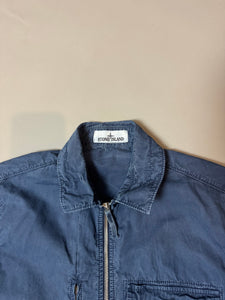 Stone Island Navy Overshirt - Medium
