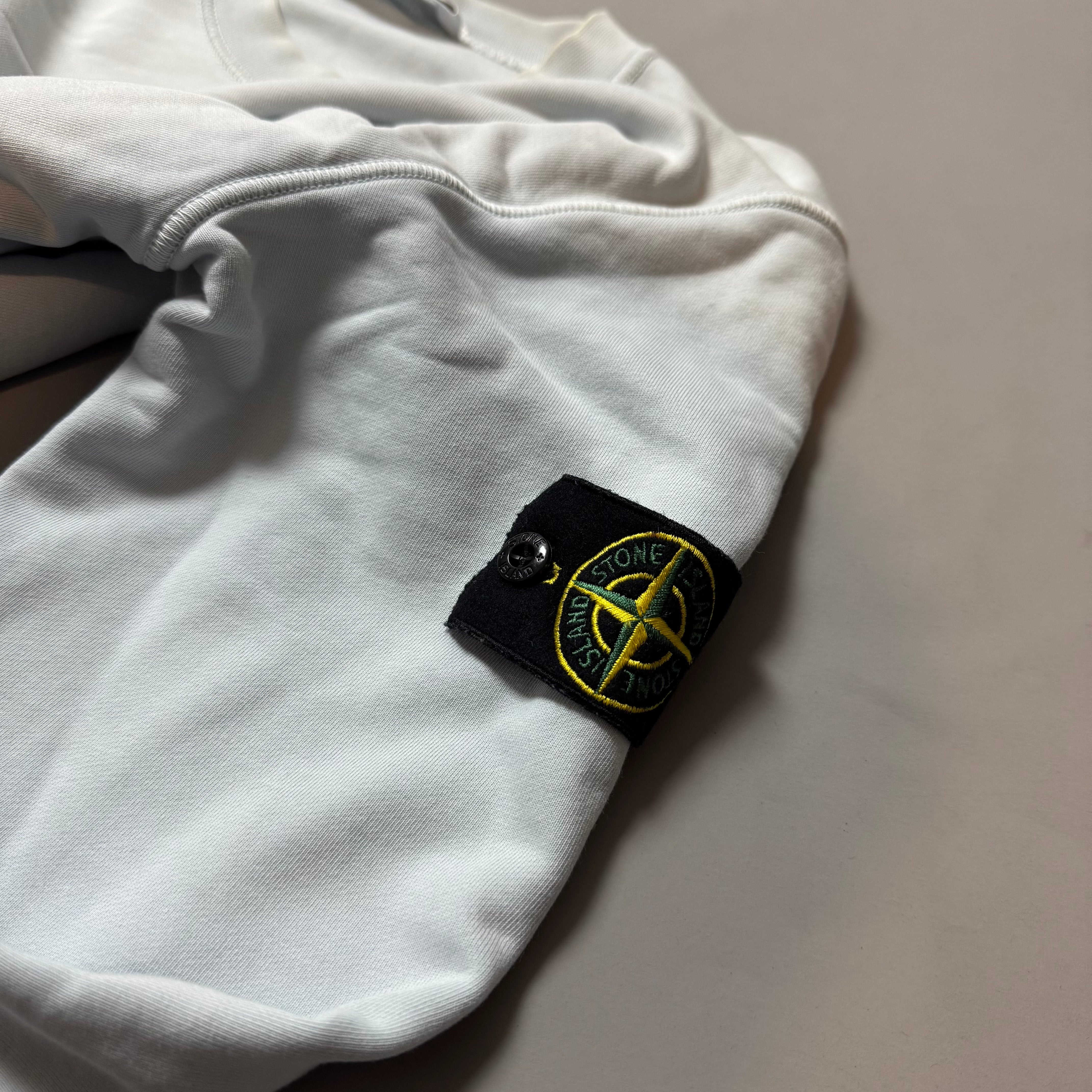 Stone Island Sky Blue Sweatshirt - Medium