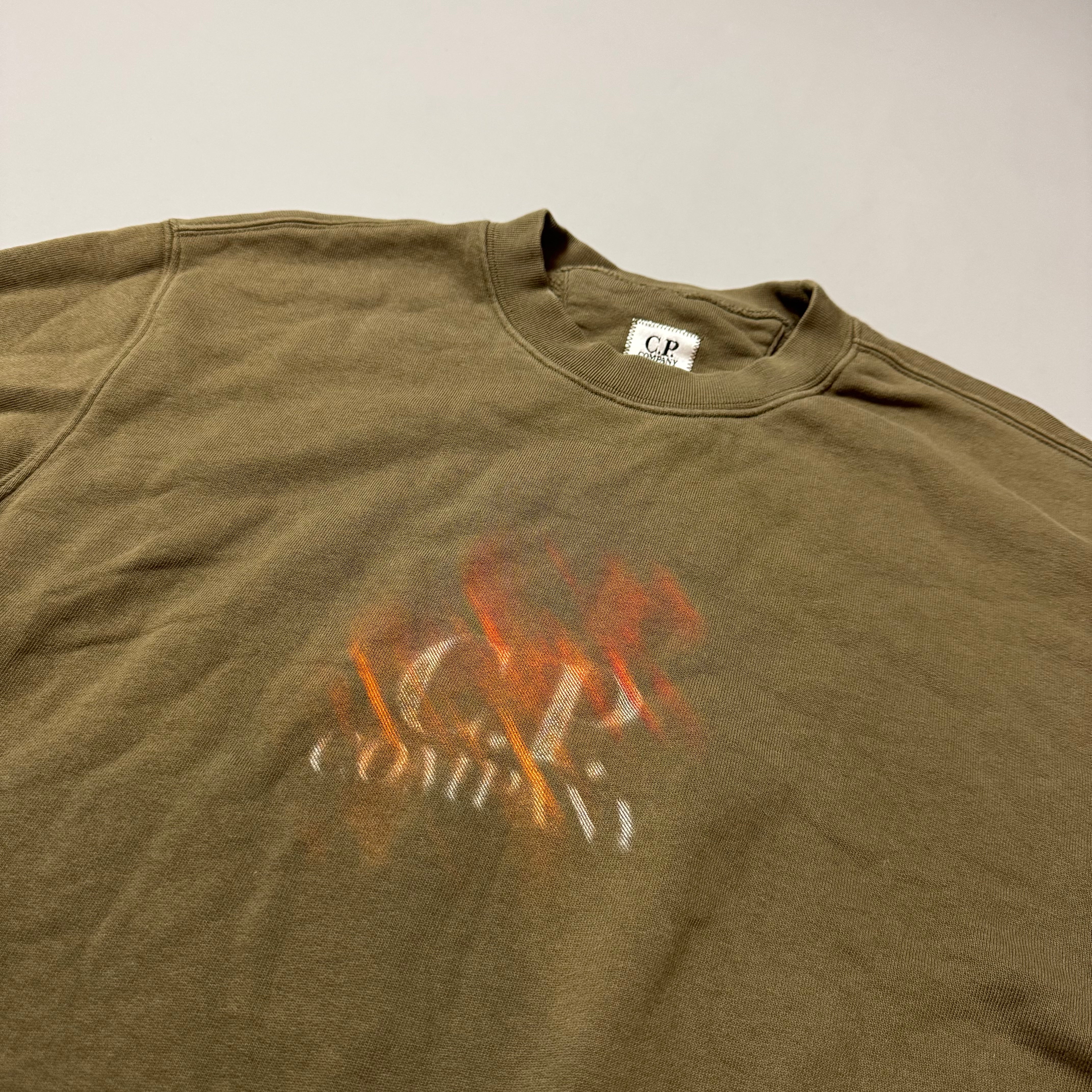 C.P Company Green Sweatshirt - Small