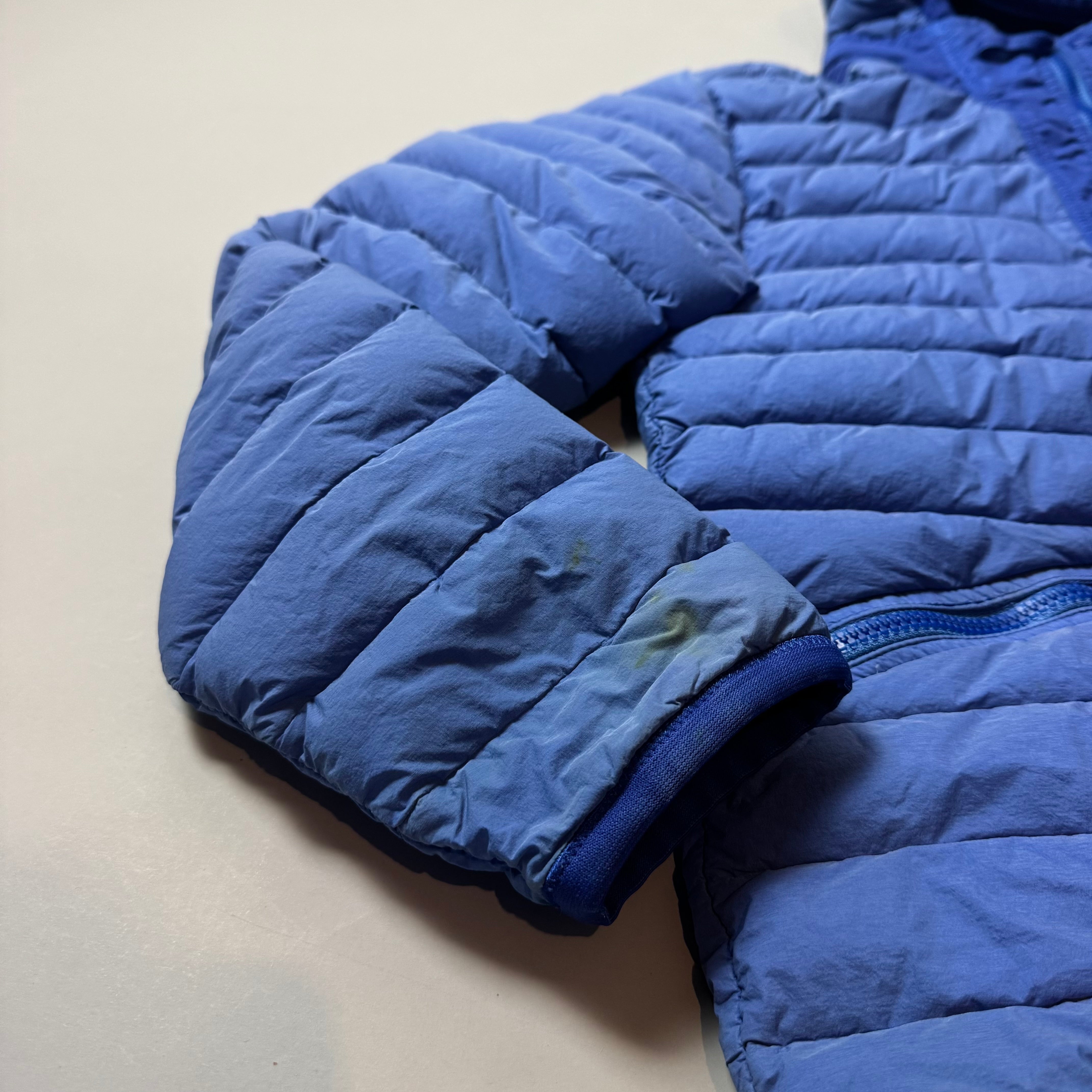 Stone Island Blue Loom Woven Down Chambers Stretch Nylon-Tc Jacket - Medium