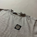Load image into Gallery viewer, Stone Island Grey Plain T-shirt - Small

