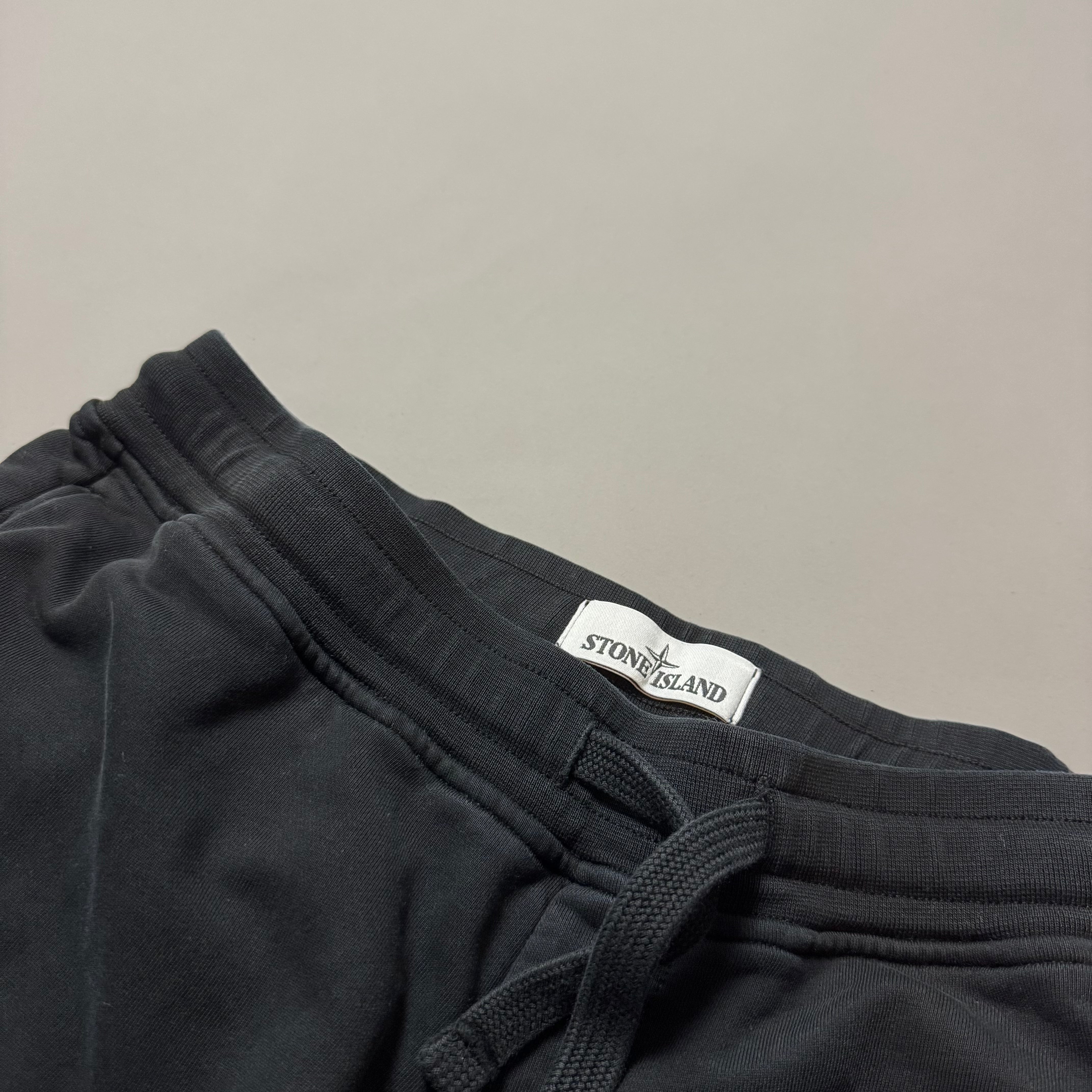 Stone Island Black Joggers - Medium