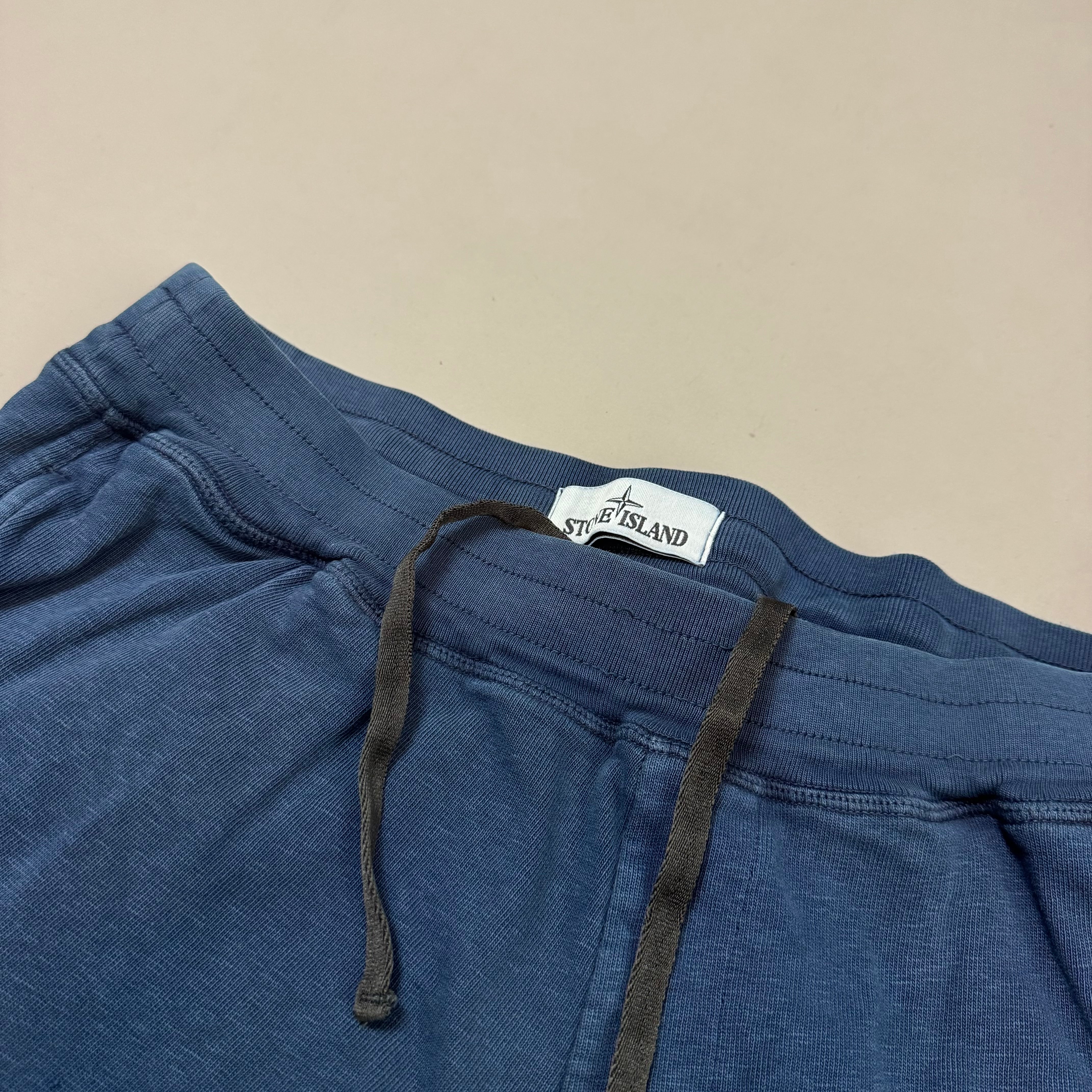 Stone Island Blue Joggers - Medium