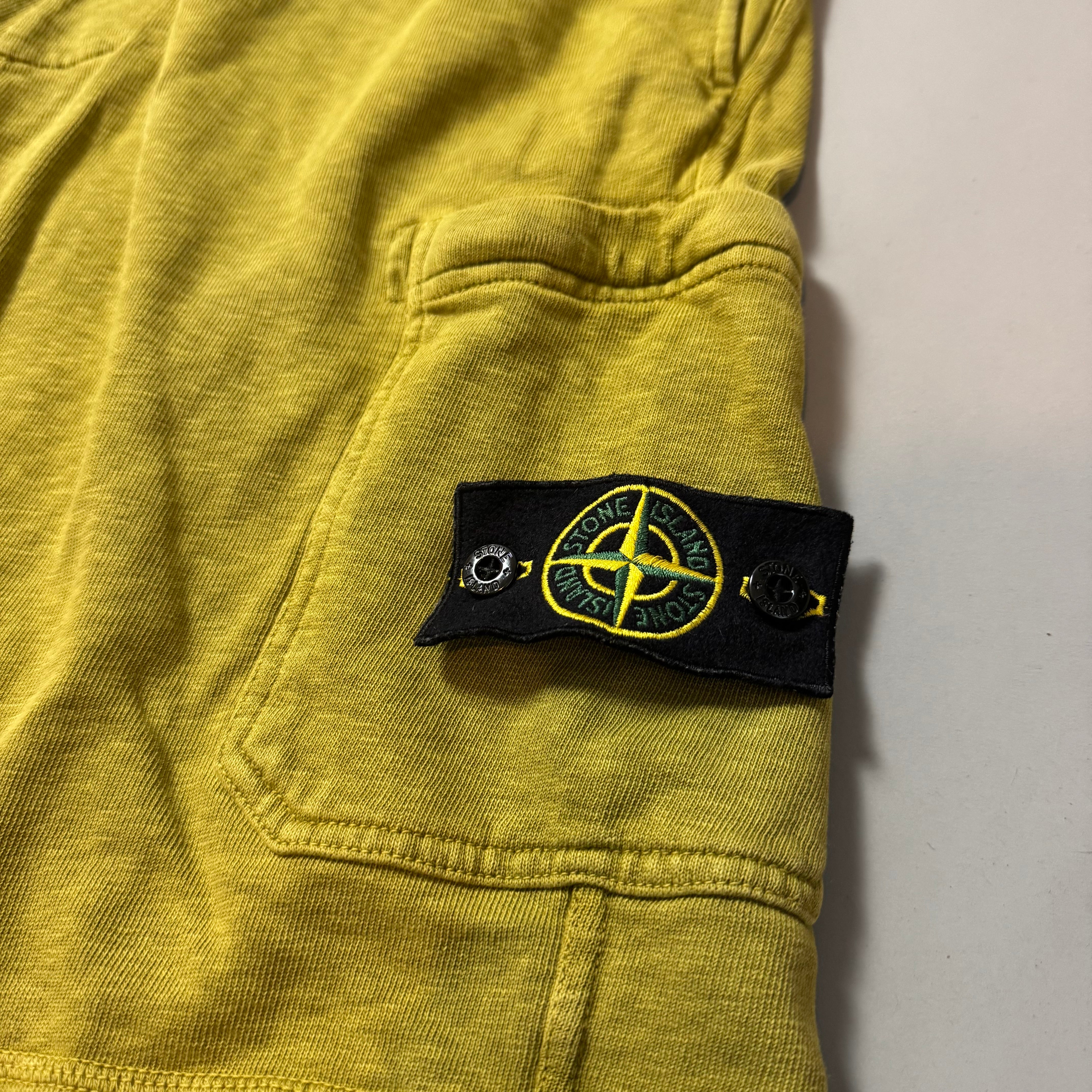 Stone Island Yellow Shorts - XL