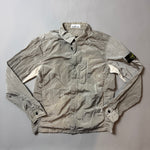 Load image into Gallery viewer, Stone island Silver Nylon Metal Shimmer Overshirt - Large
