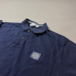 Load image into Gallery viewer, Stone Island Navy Long Sleeve Polo - Medium

