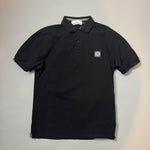 Load image into Gallery viewer, Stone Island Black Polo Shirt - Medium
