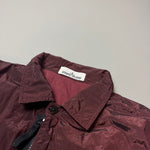Load image into Gallery viewer, Stone island Red Nylon Metal Shimmer Overshirt - Large
