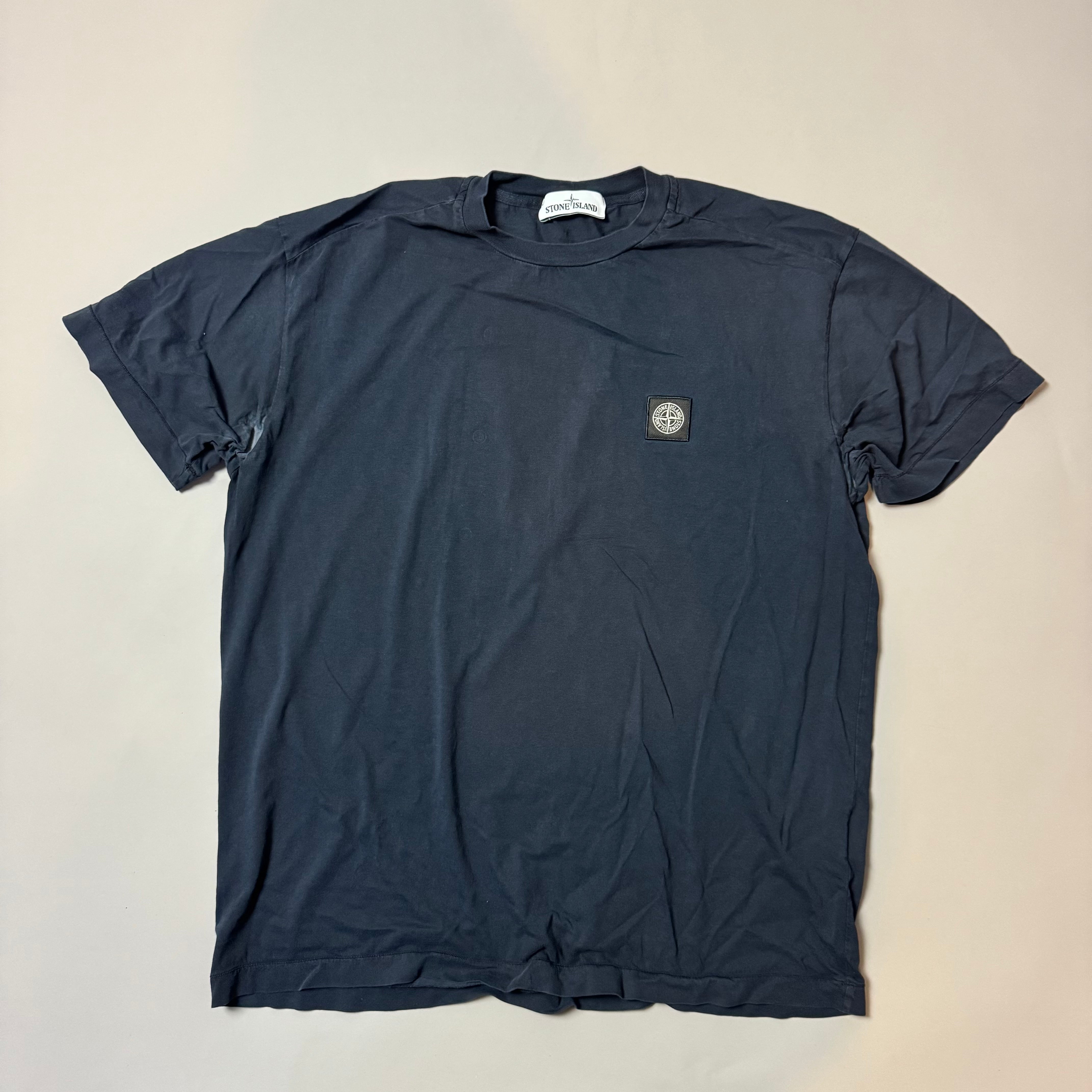 Stone Island Navy Plain T-shirt - XXL