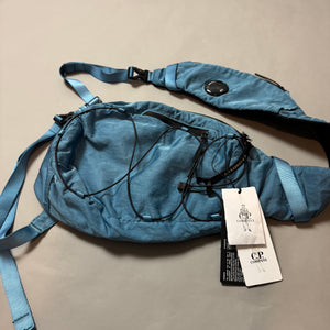 C.P. Company Blue Nylon B Crossbody Rucksack