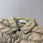 Load image into Gallery viewer, Stone Island Beige Garment Dyed Micro Yarn Down Jacket - Large

