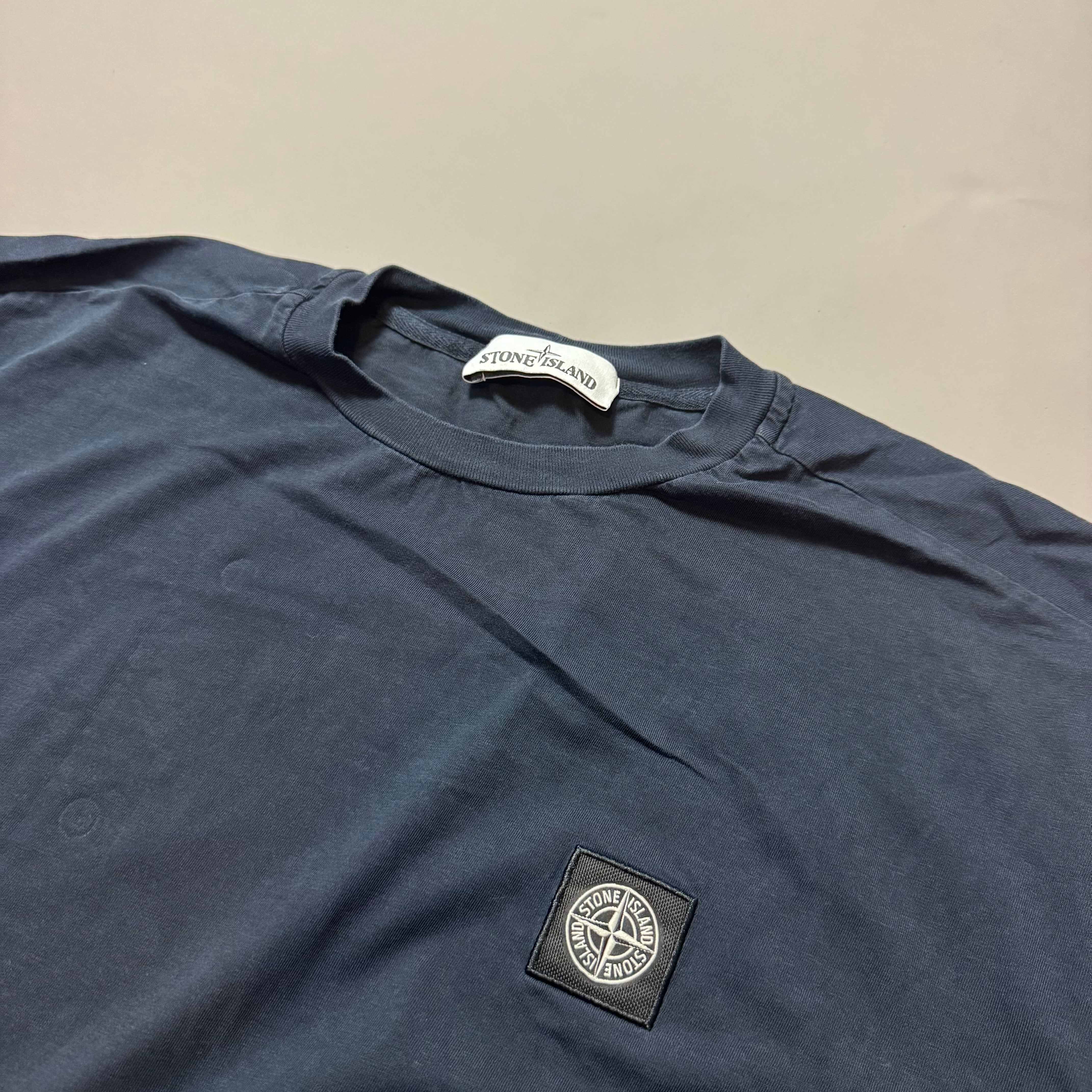 Stone Island Navy Plain T-shirt - XXL