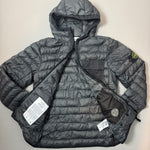 Load image into Gallery viewer, Stone Island Grey Garment Dyed Micro Yarn Down Jacket - Medium
