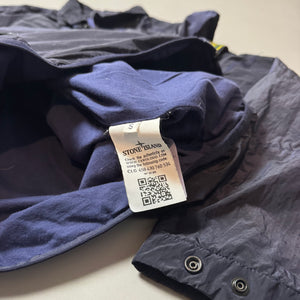 Stone Island Purple Nylon Metal Shimmer Overshirt - Small