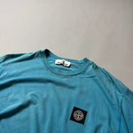 Load image into Gallery viewer, Stone Island Blue Plain T-shirt - Medium
