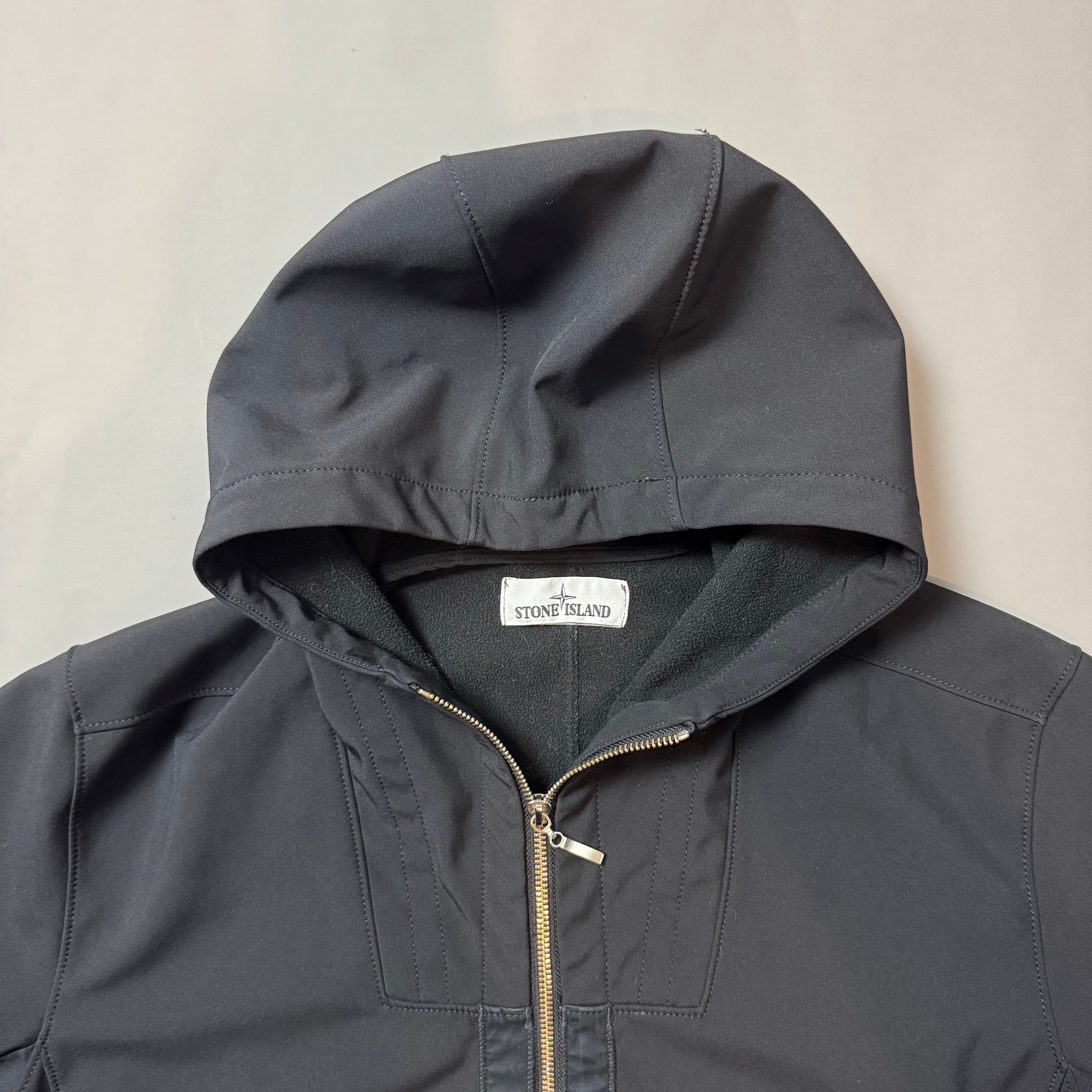 Stone Island Black Soft Shell R - Large