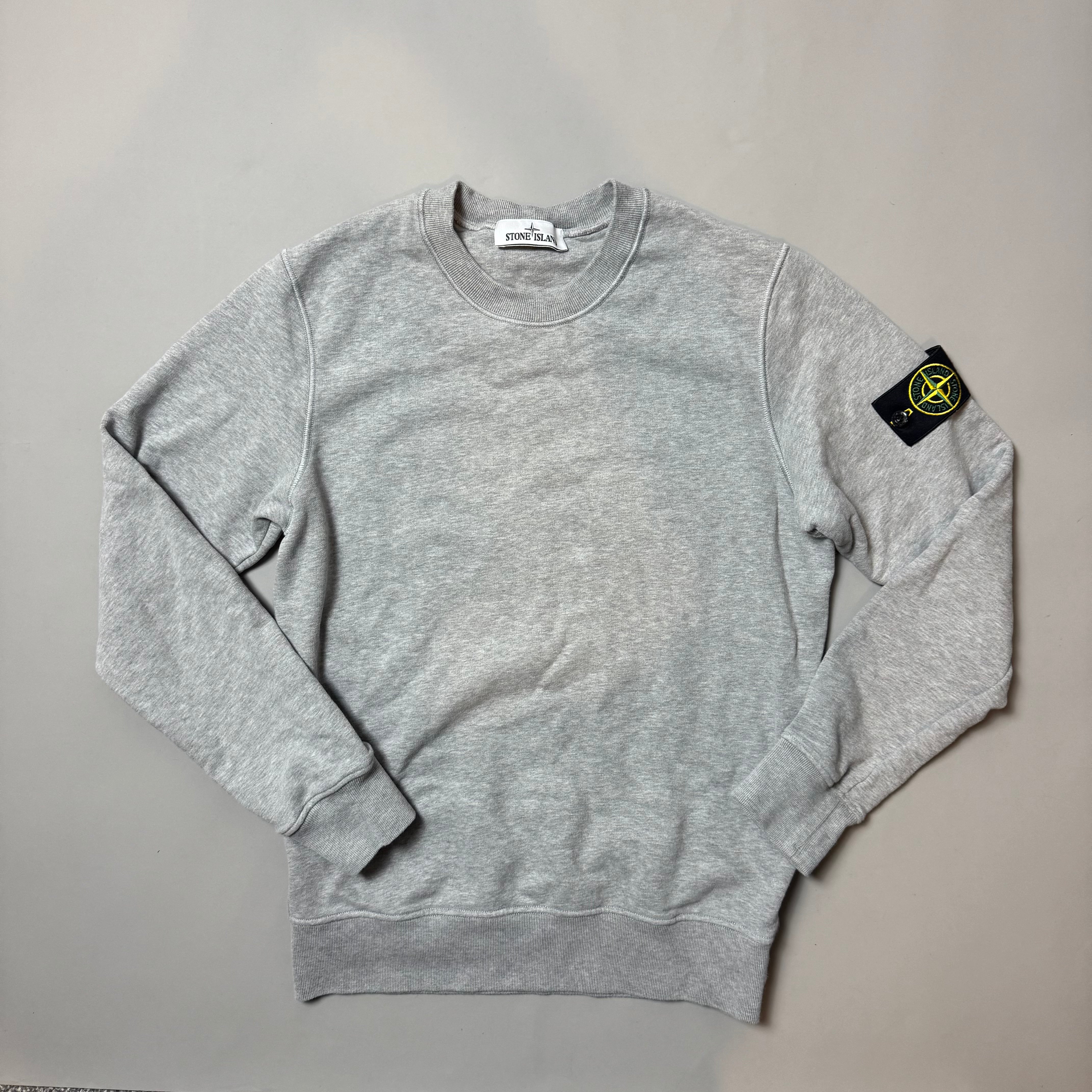 Stone Island Grey Sweatshirt - Medium