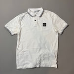 Load image into Gallery viewer, Stone Island White Polo Shirt - Medium
