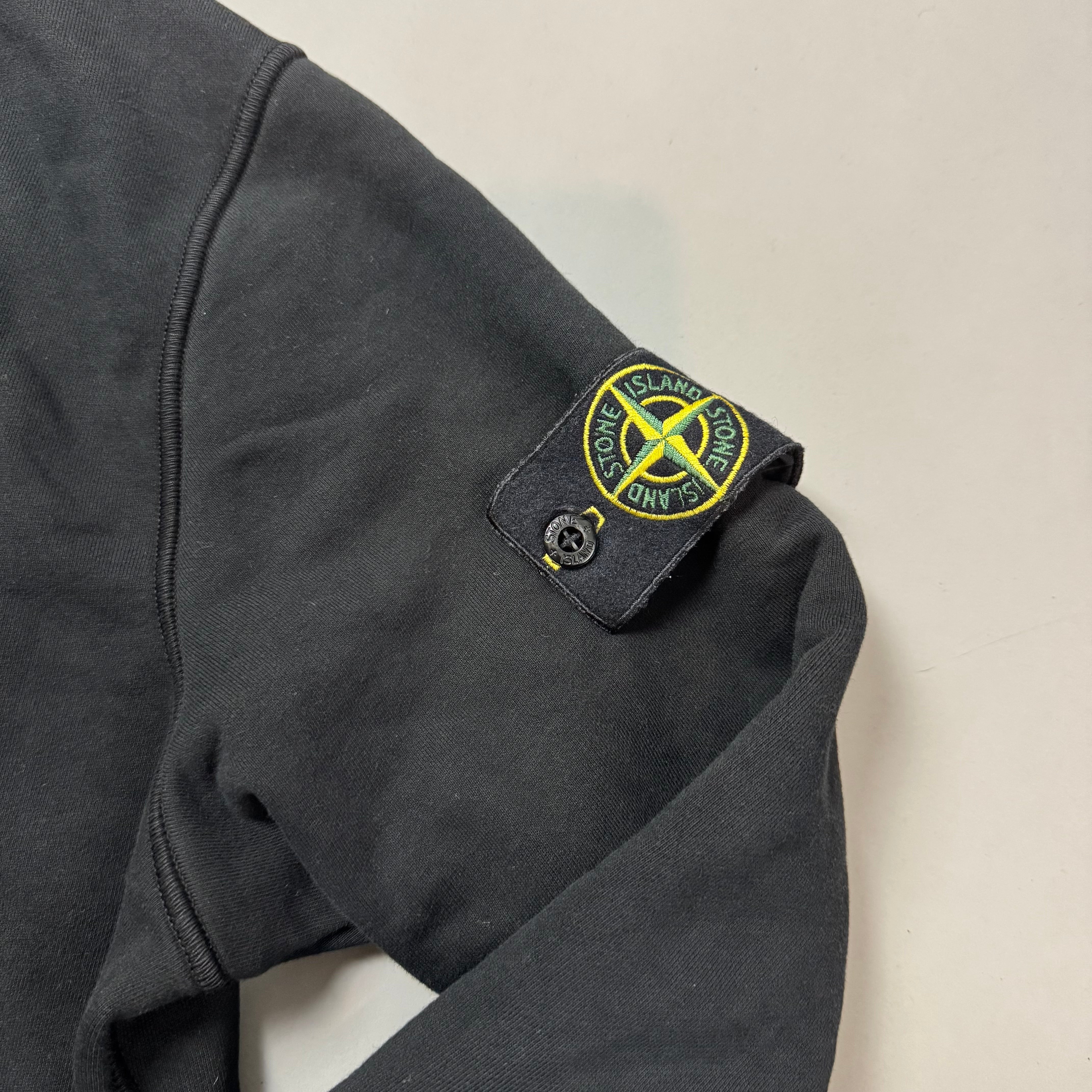 Stone Island Black Sweatshirt - Large