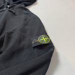 Load image into Gallery viewer, Stone Island Black Zip Up Hoodie - XL
