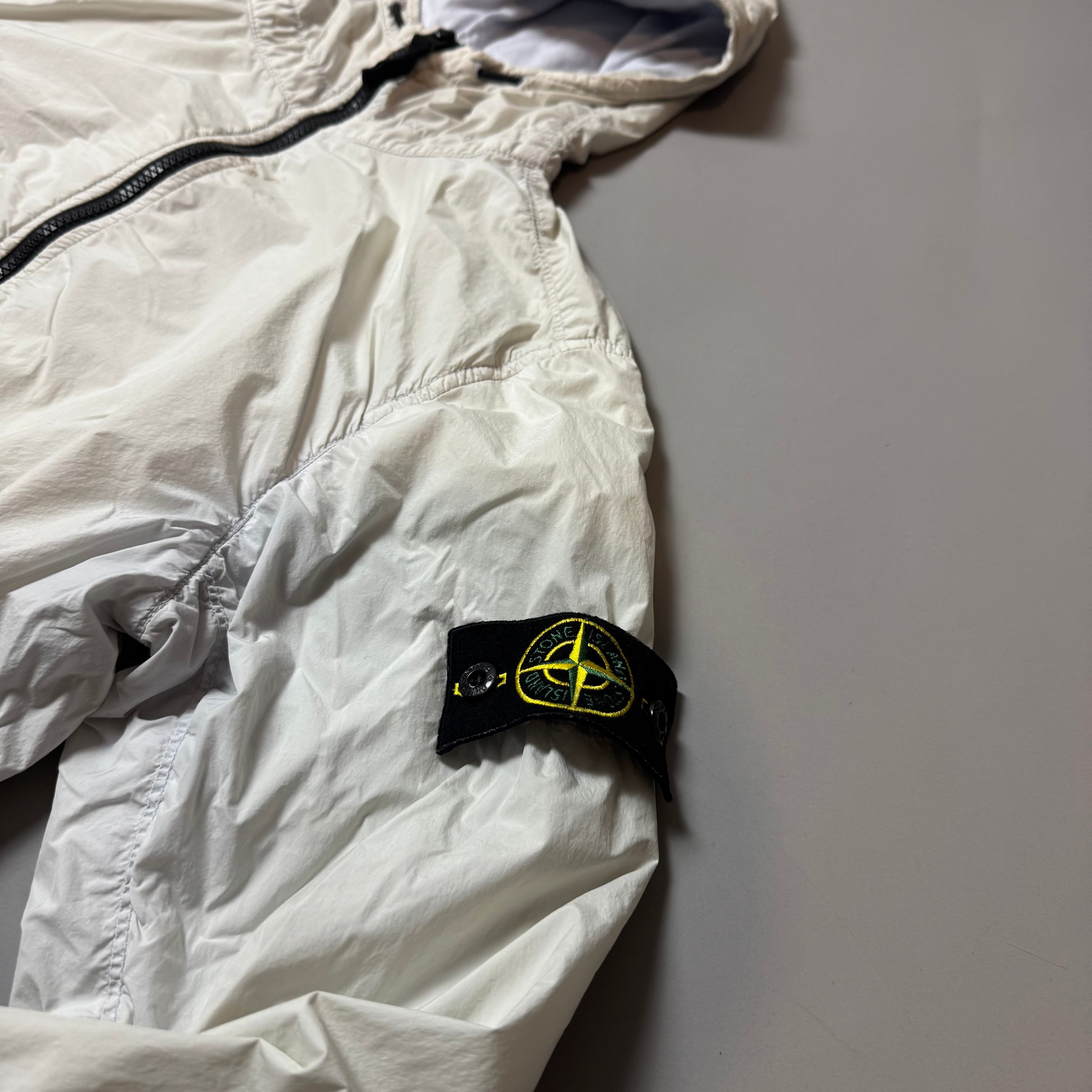 Stone Island Ice Blue Crinkle Reps NY Jacket - Medium