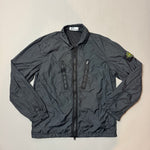Load image into Gallery viewer, Stone Island Black Double Zip Pocket Nylon Overshirt - Large
