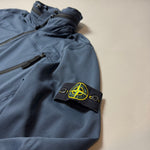 Load image into Gallery viewer, Stone Island Navy Blue Light Soft Shell Check Grid Jacket - Large
