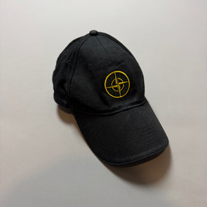 Stone Island Black Cap - Medium