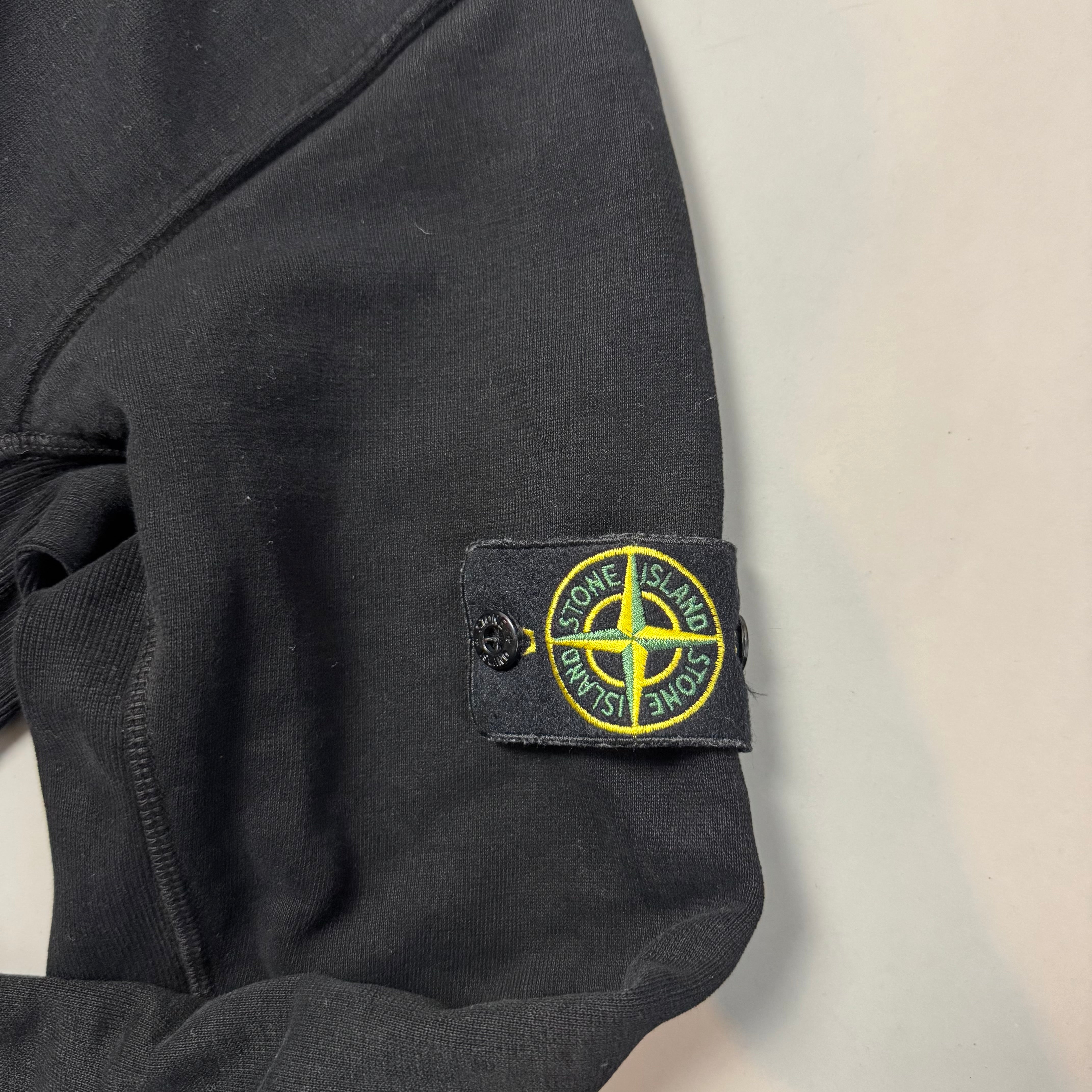 Stone Island Black Sweatshirt - Large