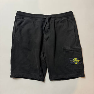 Stone Island Black Cotton Shorts - XL