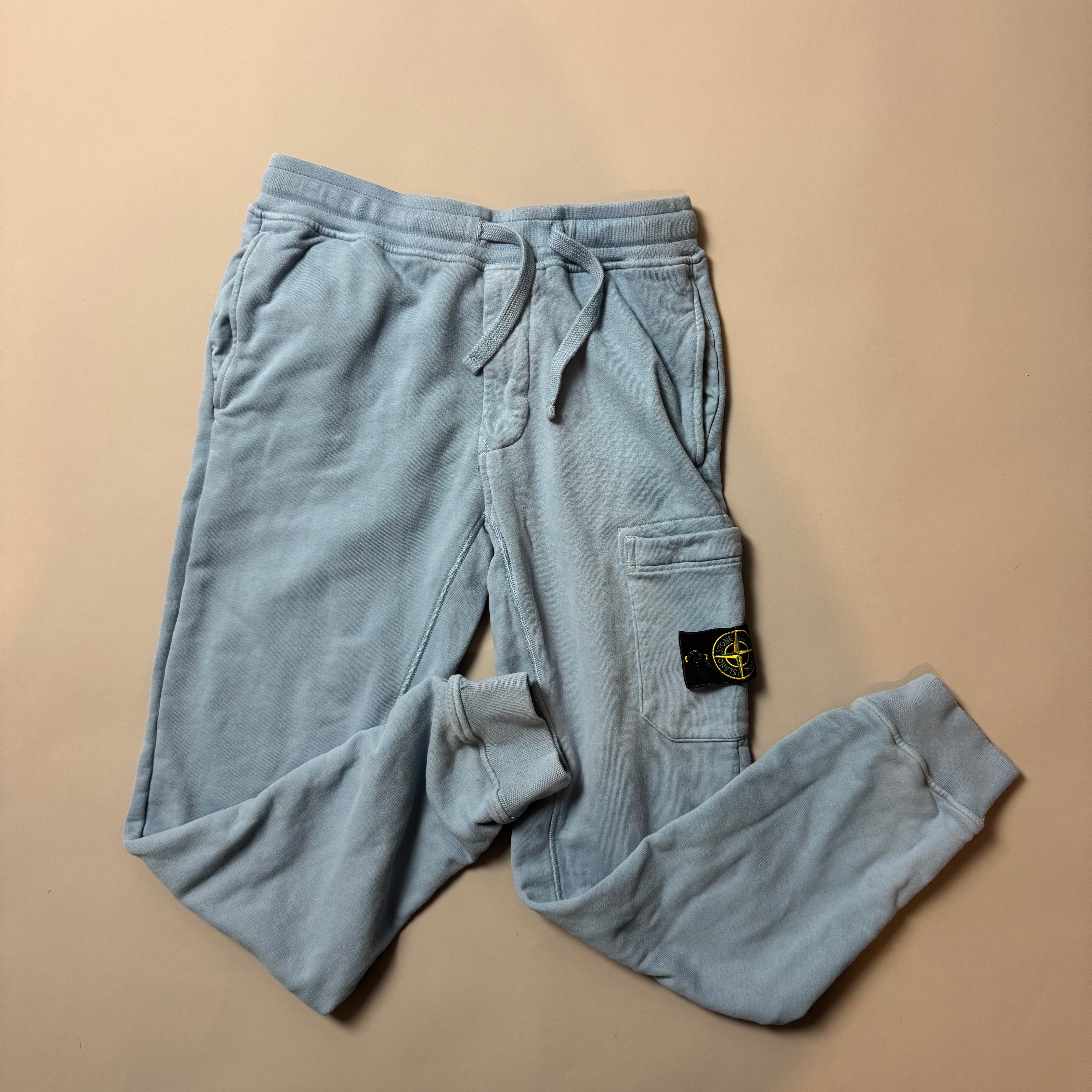 Stone Island Powder Blue Joggers - Small