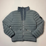 Load image into Gallery viewer, Stone Island Grey Loom Woven Down Chambers Jacket - Medium

