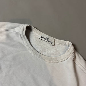 Stone Island White Sweatshirt - Small