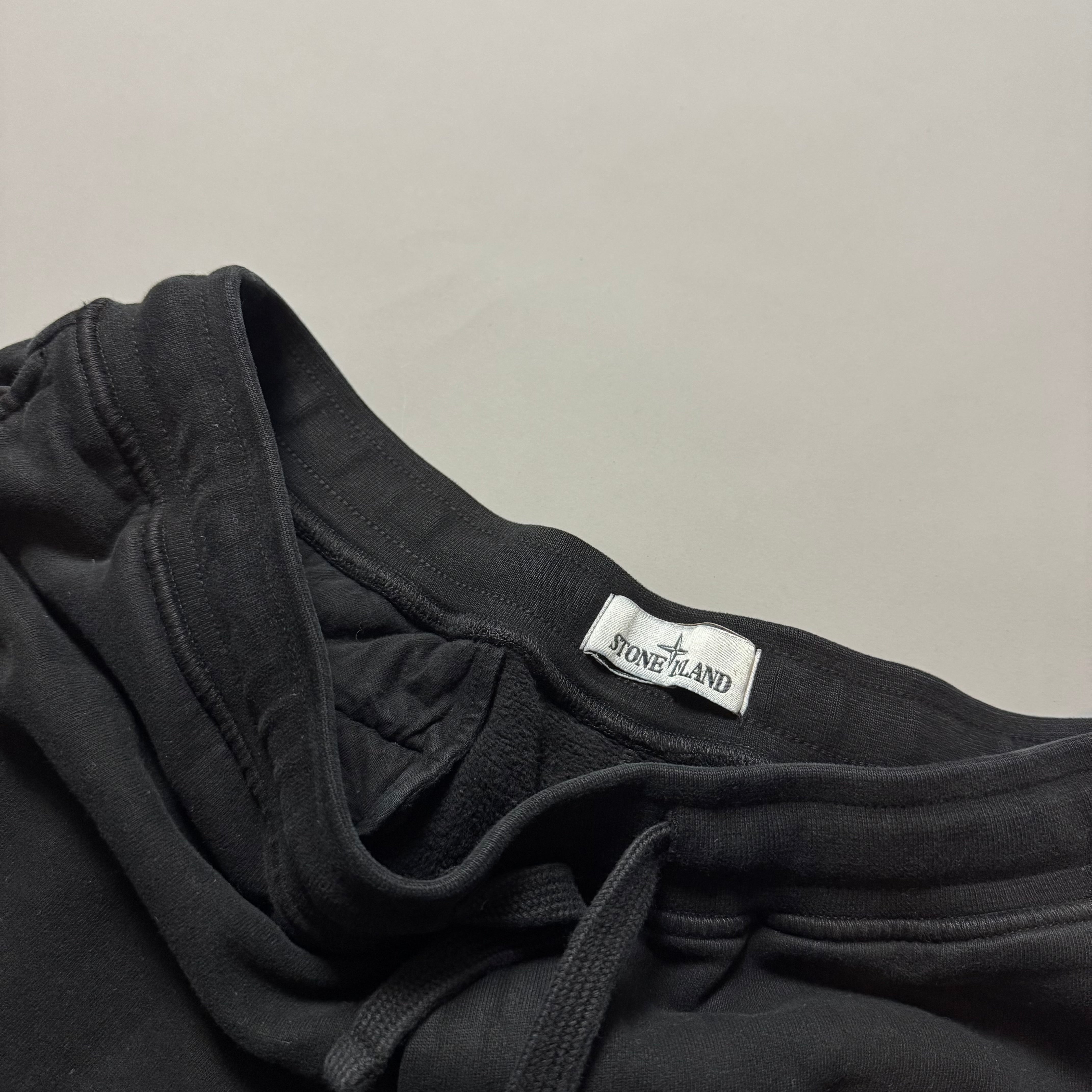 Stone Island Black Cotton Shorts - XL