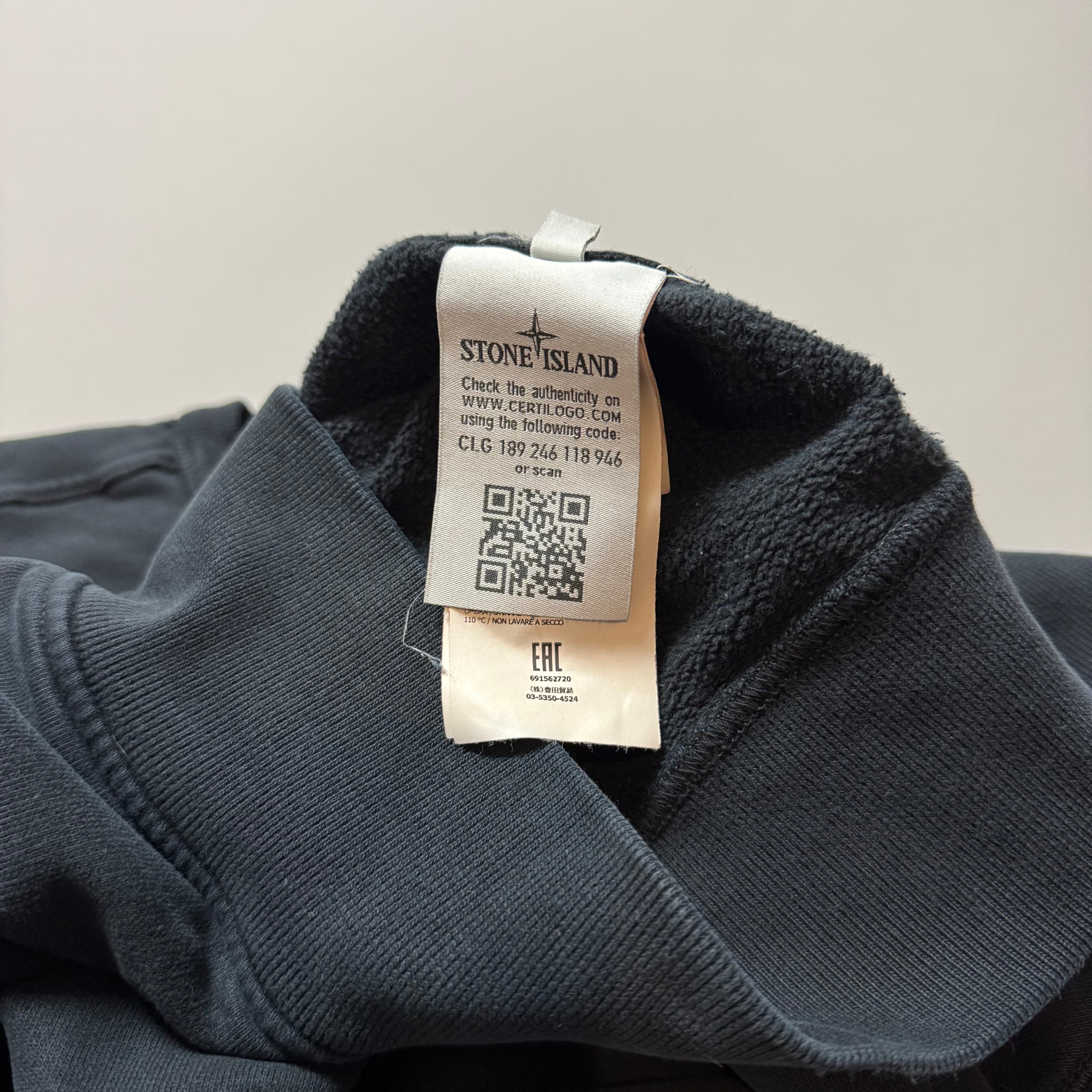 Stone Island Black Sweatshirt - Small