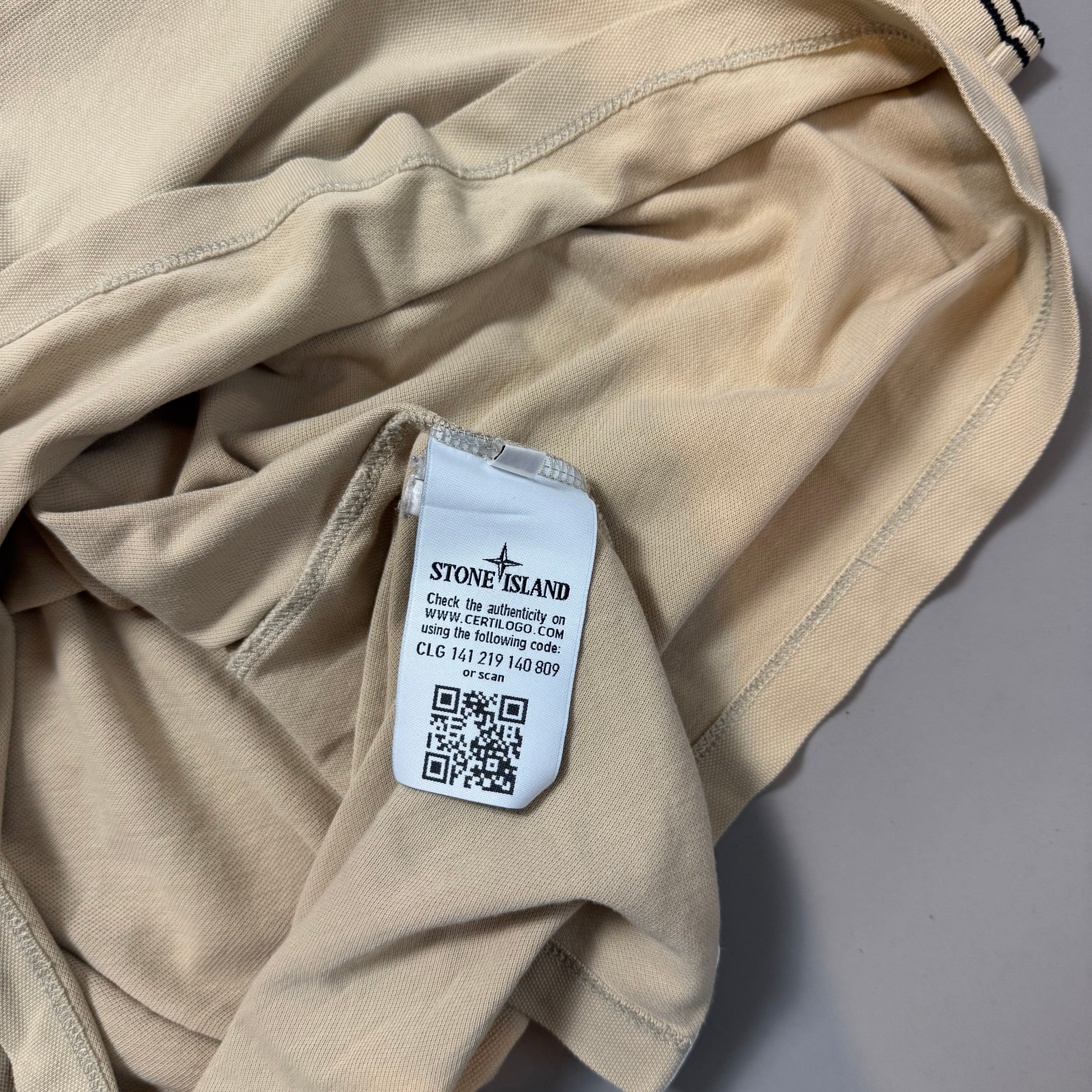 Stone Island Orange Polo - XXL