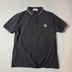 Load image into Gallery viewer, Stone Island Black Polo Shirt - XL
