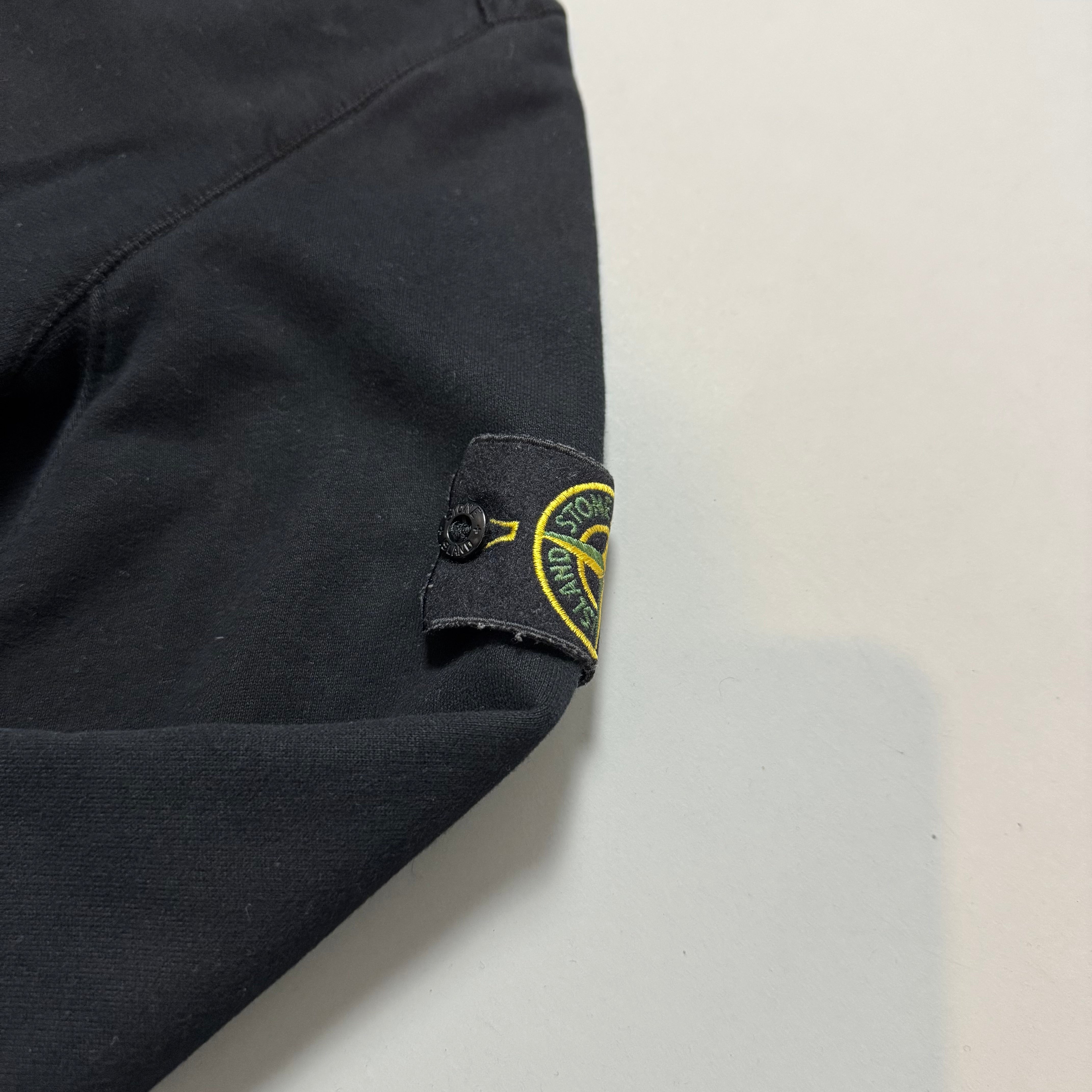 Stone Island Black Hoodie- Small