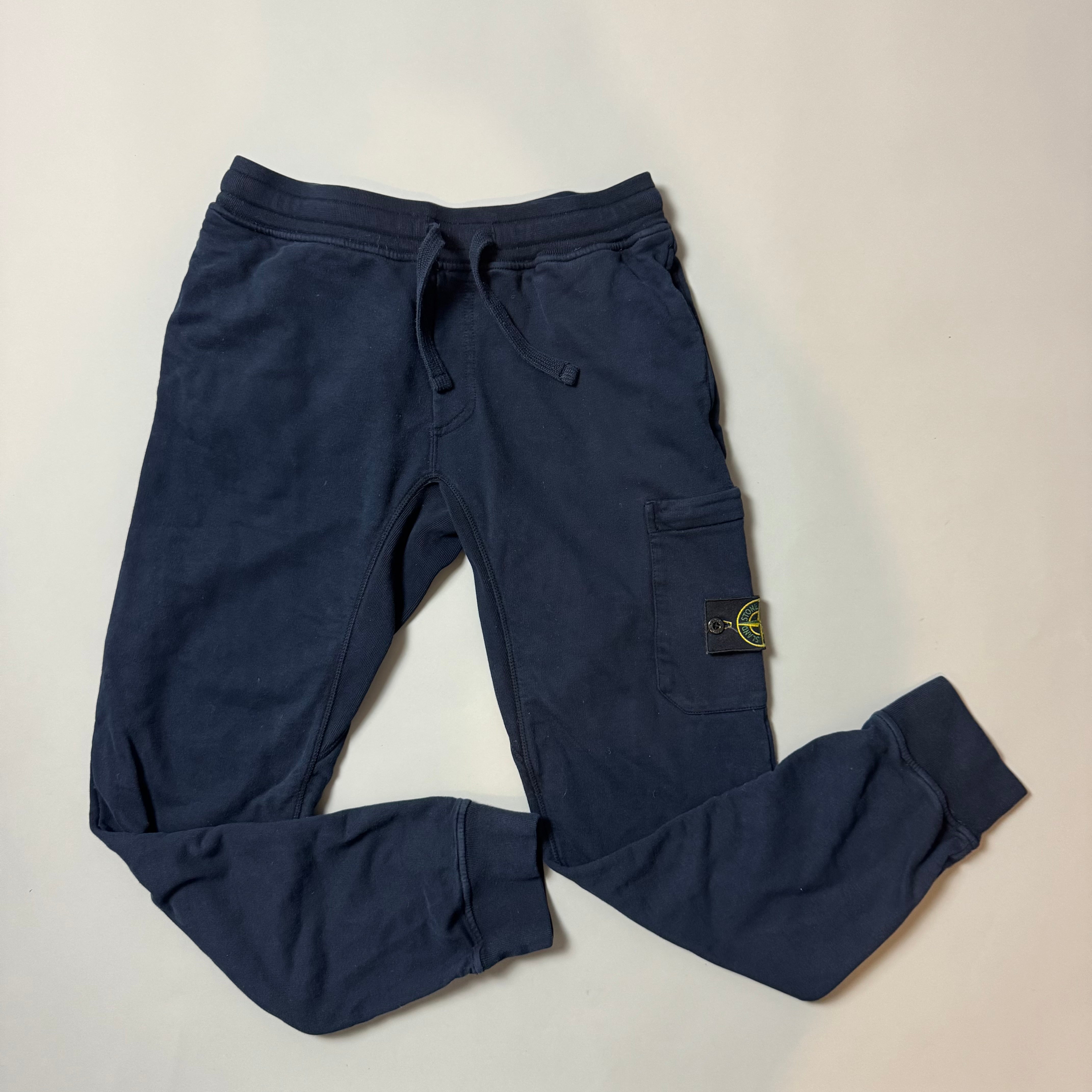 Stone Island Navy Joggers - Medium