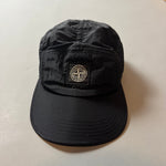 Load image into Gallery viewer, Stone Island Black Nylon Shimmer Cap - Large

