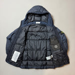 Load image into Gallery viewer, Stone Island Navy Crinkle Reps NY Down Puffer Jacket - Small
